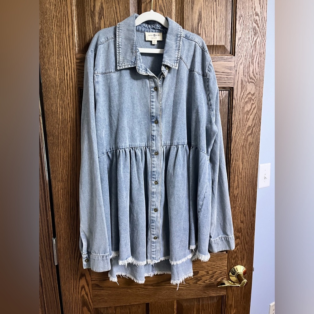 Denim top